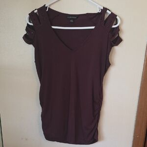 Rock & Republic Women's Burgundy Tank Top